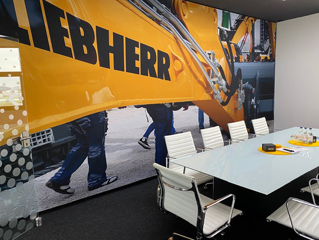 Visuelle Raumgestaltung und Branding im Objektbereich