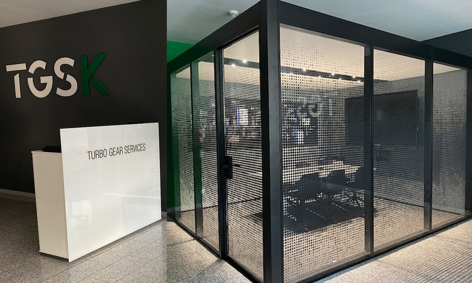 Entrée eines Industriebetriebes