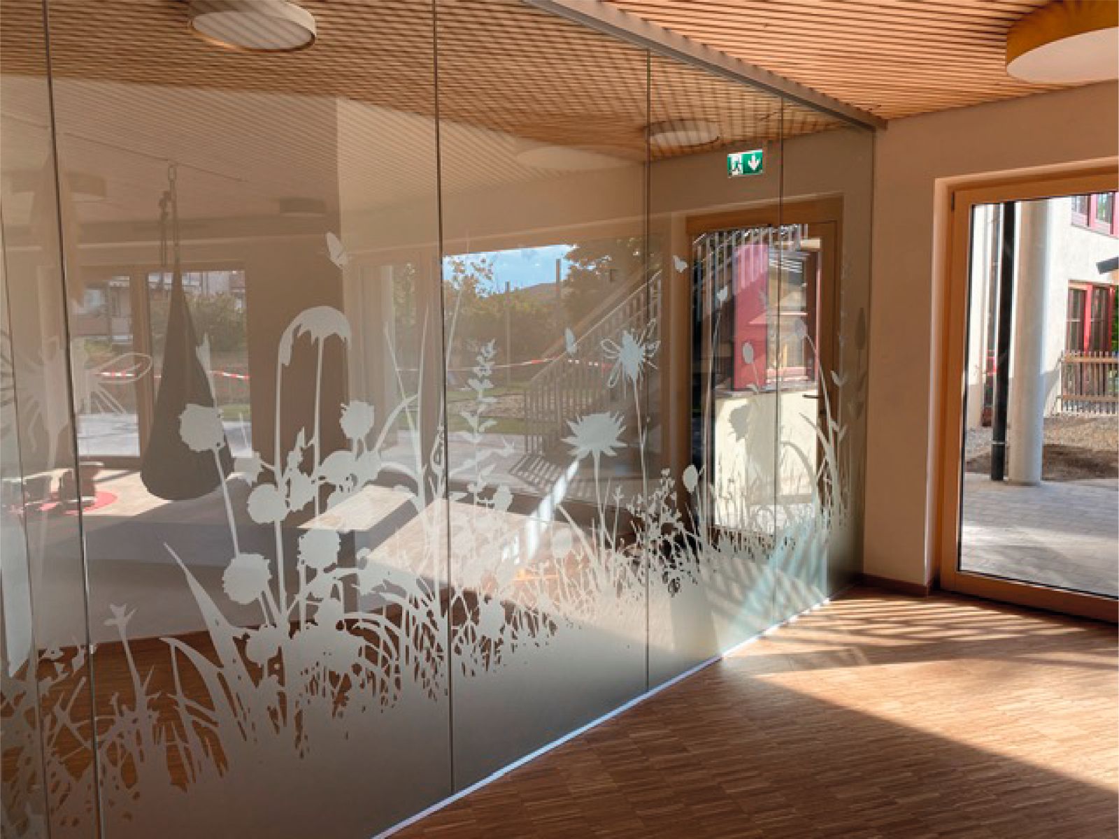 Glasgestaltung im Kindergarten